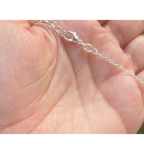 Three Crosses on Calvary Necklace, Faith Religious Christian Jewelry, Cross Neck - Picture 4 of 4